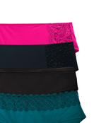 Combo-Hipster-Abundante-Fucsia---Abundante-Negro---Bikini-Negro---Hipster-Aqua