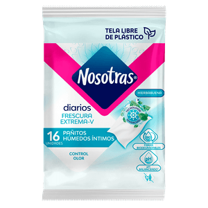 Pañitos Intimos Nosotras Frescura Extrema x16und