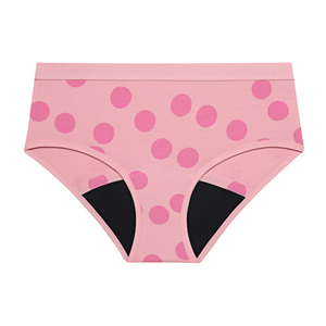 Panty Hipster Teens Dots - Flujo Abundante