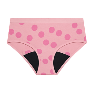 Panty Hipster Teens Dots - Flujo Regular